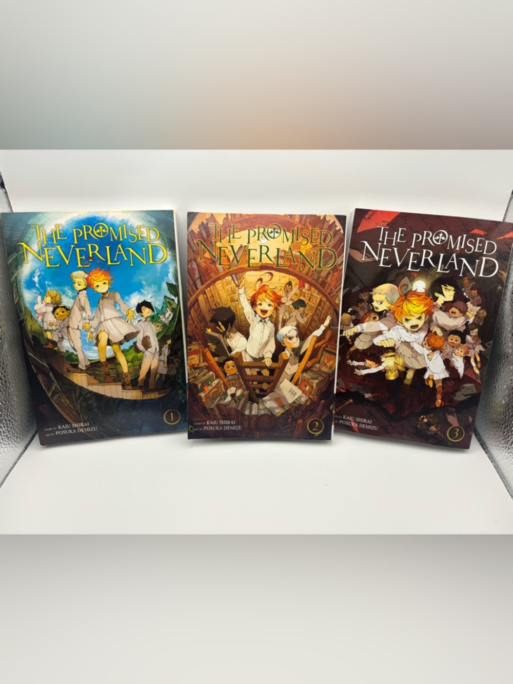 The Promised Neverland Manga Lot Vol 1-3 English VIZ Complete Starter Set Anime